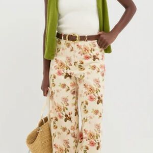 Tuckernuck Cream Floral Trousers